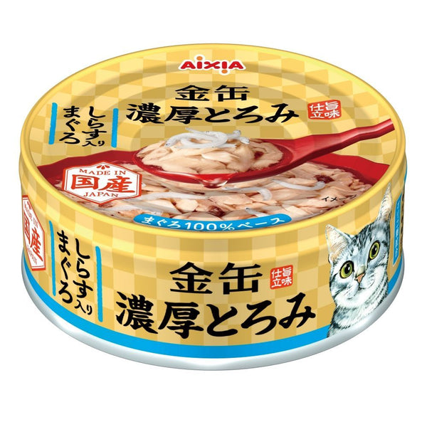 アイシア 金缶　濃厚とろみしらす入りまぐろ 70g