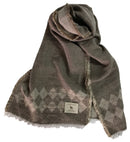 Z1151 アーガイル柄マフラー ブラウン BAAG-800A 【直送品】 返品・キャンセル・他商品と同時購入は不可