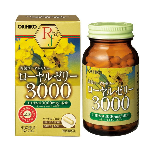 ORIHIRO Royal Jelly 3000 90 tablets