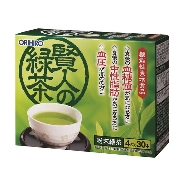 ◆【機能性表示食品】賢人の緑茶 4gx30本