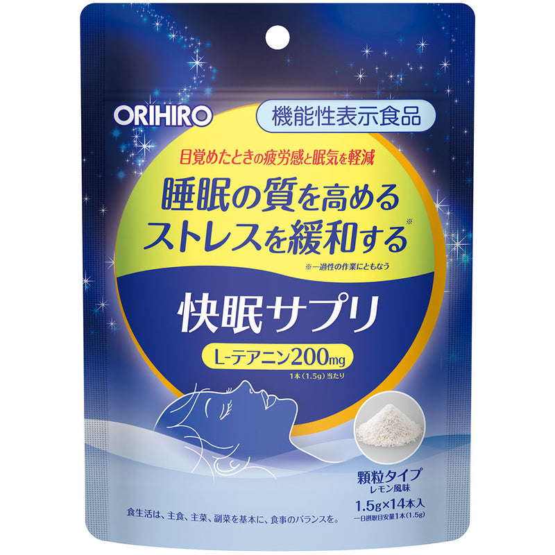 ◆【功能性宣称食品】Orihiro 安眠药 1.5gx14瓶