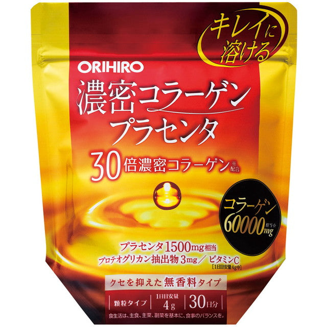 ◆Orihiro 浓密胶原胎盘素 120g