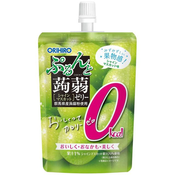 ◆Orihiro Purunto Konjac Jelly Calorie 0 Shine Muscat 130g*