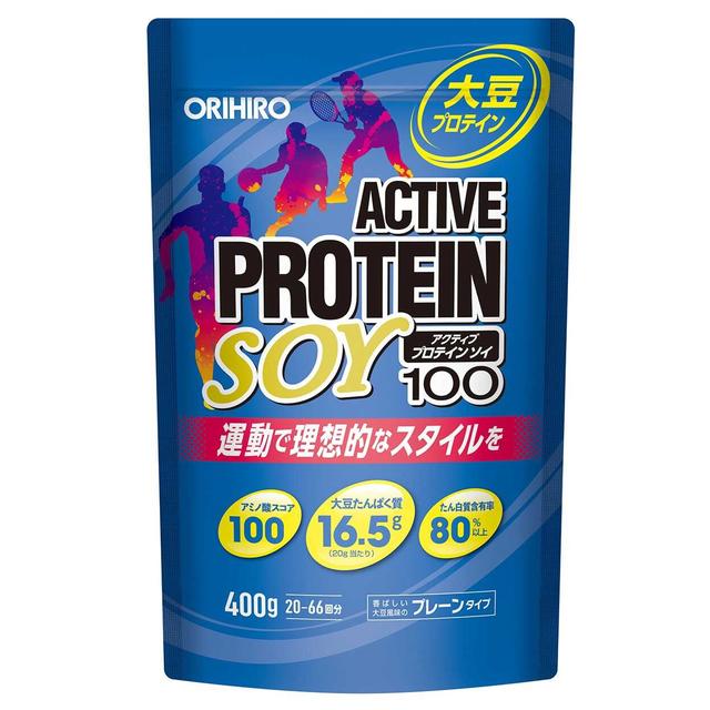 ◆オリヒロ アクティブプロテイン ソイ100＜400g＞