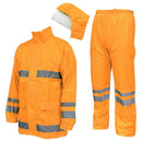 レインスーツF-8400 蛍光オレンジLL メーカー直送 ▼返品・キャンセル不可【他商品との同時購入不可】