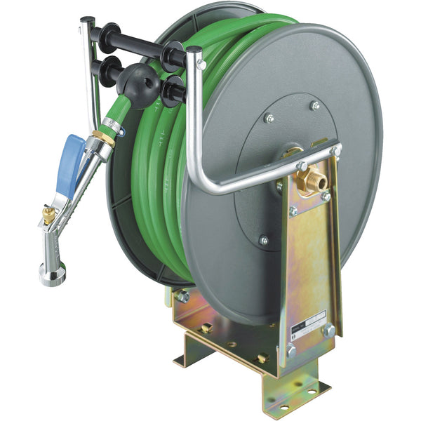 TRIENS 水用ホースリールガン付 内径12.7mm×15m メーカー直送 ▼返品・キャンセル不可【他商品との同時購入不可】