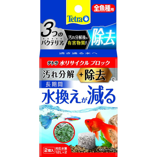 スペクトラムブランズジャパン　テトラ 水リサイクルブロック 全魚種用 2個