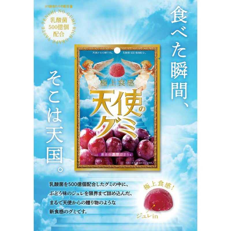 ◆アイデアパッケージ 天使のグミ 恵みの濃厚ぶどう味 40g