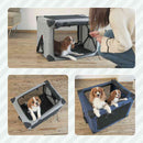 ダイヤル式コンパクトクレート ワンタッチだわんっ S グレー メーカー直送 ▼返品・キャンセル不可【他商品との同時購入不可】