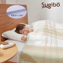 カバー付き大きめサイズの電気毛布 日本製 SB22KW27 G メーカー直送 ▼返品・キャンセル不可【他商品との同時購入不可】