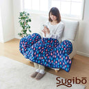 レインドロップ柄の電気ブランケット 日本製 SB20B12 MB メーカー直送 ▼返品・キャンセル不可【他商品との同時購入不可】