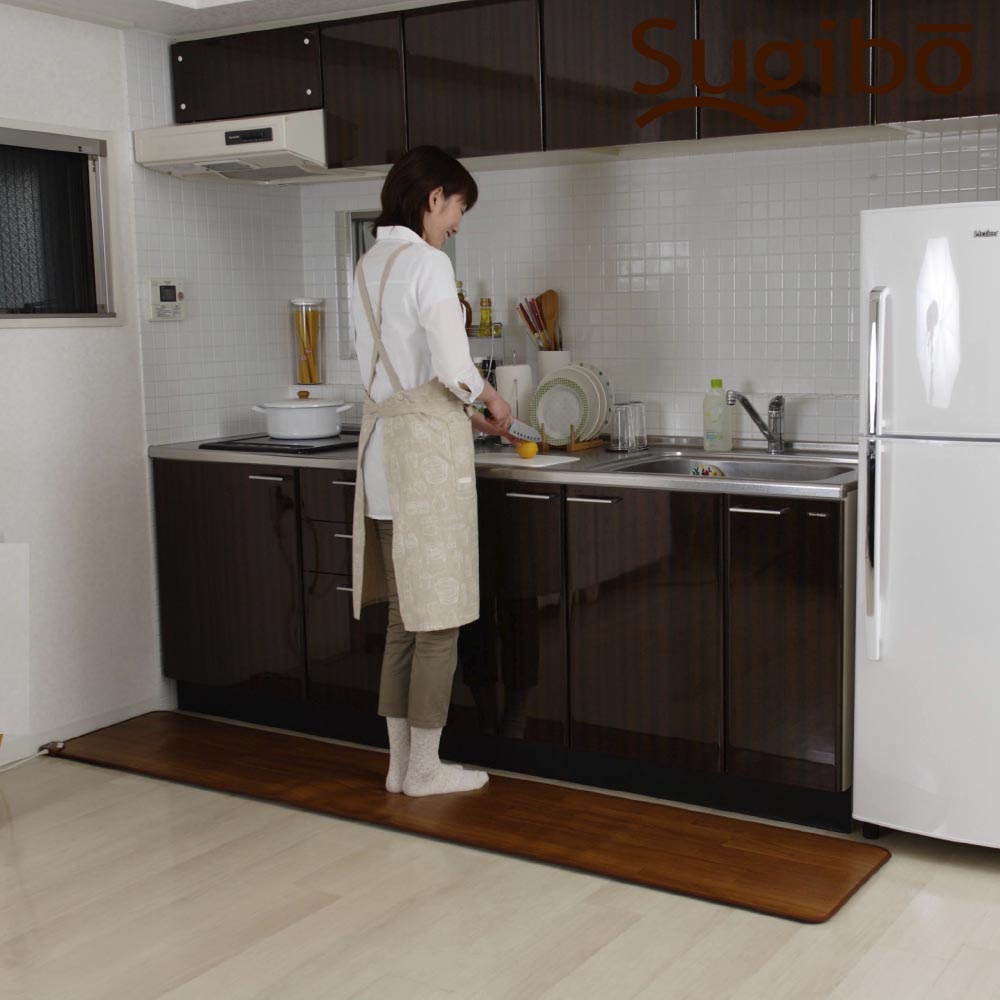 (未使用･未開封品)　日本製 ホットキッチンマット 幅240cmタイプ ダークブラウン SB-KM240 f4u0baa ホットキッチンマット LLサイズ 日本製 SB-KM240(D）【直送品】 返品