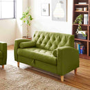 収納庫付き2人掛ソファ SO-03-BE メーカー直送 ▼返品・キャンセル不可【他商品との同時購入不可】