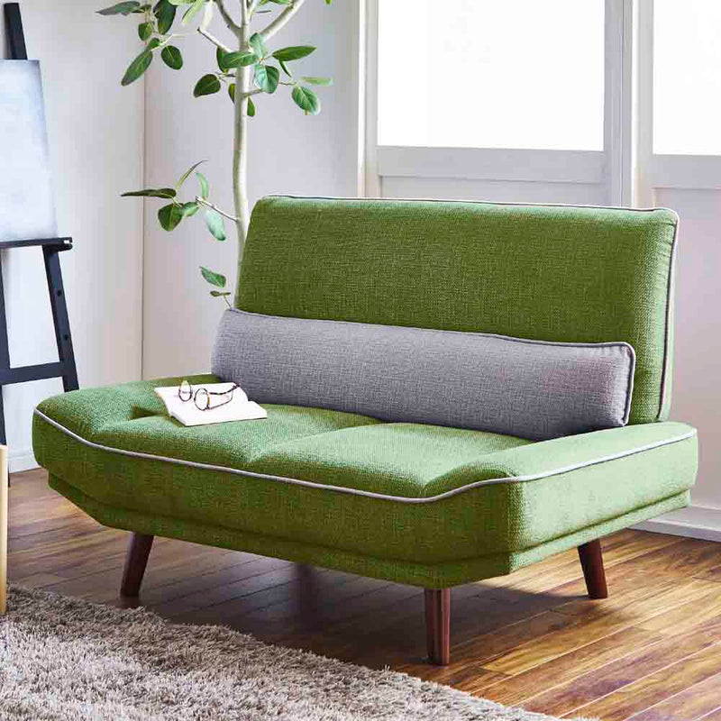 引っかき傷に強い2人掛けソファ SO-ROND-GR メーカー直送 ▼返品・キャンセル不可【他商品との同時購入不可】