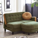 収納庫付コンパクトカウチソファ SO-05KDX-GR メーカー直送 ▼返品・キャンセル不可【他商品との同時購入不可】