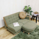 収納庫付コンパクトカウチソファ SO-05KDX-GR メーカー直送 ▼返品・キャンセル不可【他商品との同時購入不可】