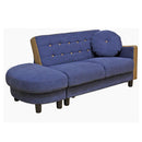 収納庫付コンパクトカウチソファ SO-05KDX-NV メーカー直送 ▼返品・キャンセル不可【他商品との同時購入不可】