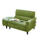 2口コンセント付きのコンパクトカウチソファ SO-CD-GR メーカー直送 ▼返品・キャンセル不可【他商品との同時購入不可】