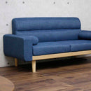 2口コンセント付き2.5人掛けソファ SO-20-BL メーカー直送 ▼返品・キャンセル不可【他商品との同時購入不可】