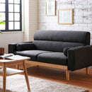 2口コンセント付き2.5人掛けソファ SO-20-GY メーカー直送 ▼返品・キャンセル不可【他商品との同時購入不可】