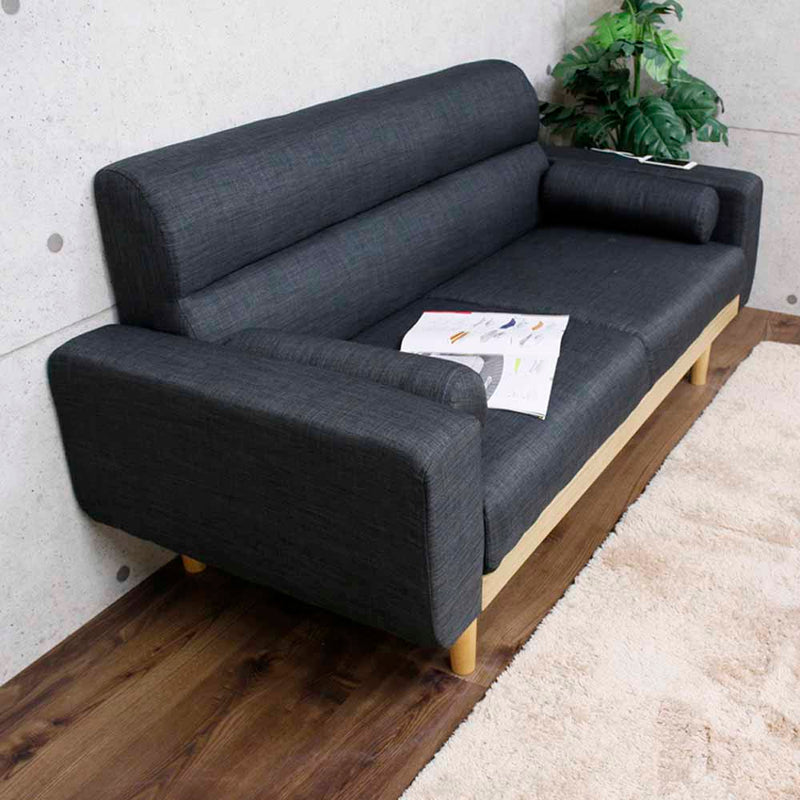 2口コンセント付き2.5人掛けソファ SO-20-GY メーカー直送 ▼返品・キャンセル不可【他商品との同時購入不可】