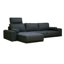 2口コンセント付きロータイプカウチソファ SO-21-GY メーカー直送 ▼返品・キャンセル不可【他商品との同時購入不可】