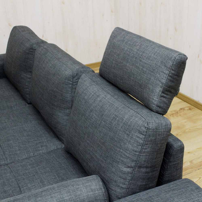 2口コンセント付きロータイプカウチソファ SO-21-GY メーカー直送 ▼返品・キャンセル不可【他商品との同時購入不可】