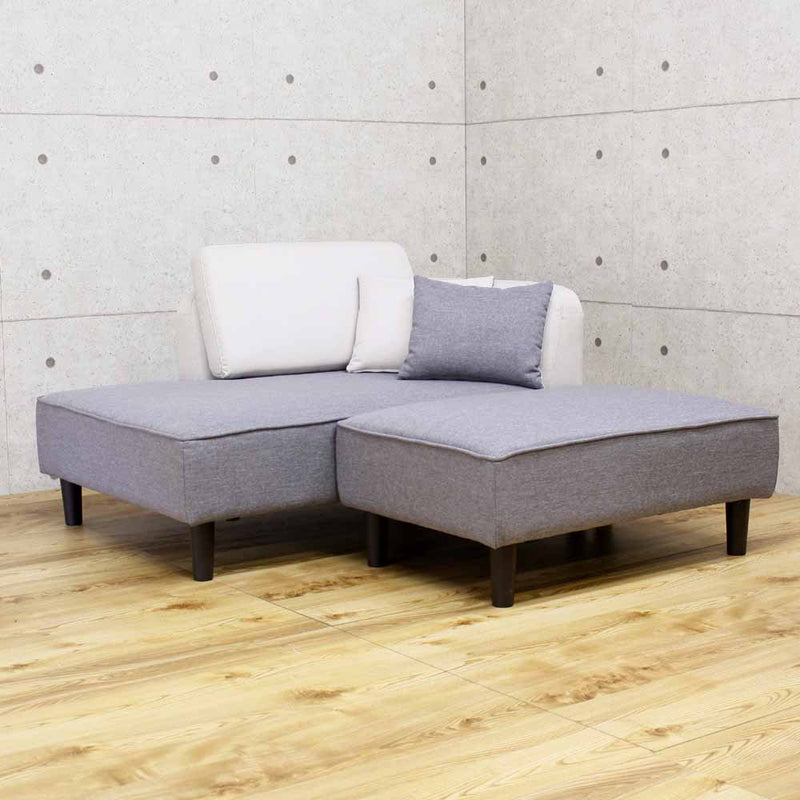 2口コンセント付きカウチソファ SO-27-IV メーカー直送 ▼返品・キャンセル不可【他商品との同時購入不可】
