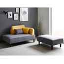 2口コンセント付きカウチソファ SO-27-YE メーカー直送 ▼返品・キャンセル不可【他商品との同時購入不可】