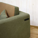 2口コンセント付きカウチソファ SO-27DX-GR メーカー直送 ▼返品・キャンセル不可【他商品との同時購入不可】