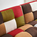 背もたれ2WAYパッチワークソファーベッド SO-32-KF メーカー直送 ▼返品・キャンセル不可【他商品との同時購入不可】