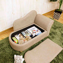 収納庫付きペットソファー PSO-KRS-BE メーカー直送 ▼返品・キャンセル不可【他商品との同時購入不可】