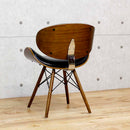 ミッドセンチュリー風デザインチェアー CC-02-NV メーカー直送 ▼返品・キャンセル不可【他商品との同時購入不可】