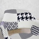 パッチワークデザインチェアー モノトーン CC-FR-MT メーカー直送 ▼返品・キャンセル不可【他商品との同時購入不可】