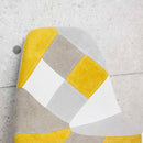 パッチワークシェルチェアー  イエロー CC-YD-YE メーカー直送 ▼返品・キャンセル不可【他商品との同時購入不可】