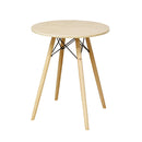 60円形のコーヒーテーブル CT-03 ナチュラル メーカー直送 ▼返品・キャンセル不可【他商品との同時購入不可】