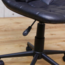 アンティークレザー調のワークチェアー OA-09-BK メーカー直送 ▼返品・キャンセル不可【他商品との同時購入不可】