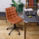 アンティークレザー調のワークチェアー ライト OA-09-LBR メーカー直送 ▼返品・キャンセル不可【他商品との同時購入不可】