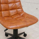 アンティークレザー調のワークチェアー ライト OA-09-LBR メーカー直送 ▼返品・キャンセル不可【他商品との同時購入不可】