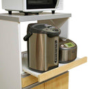 12キロの米びつ付き国産レンジ台 引出しタイプ RB03-1-NA  【直送品】 返品・キャンセル・他商品と同時購入は不可