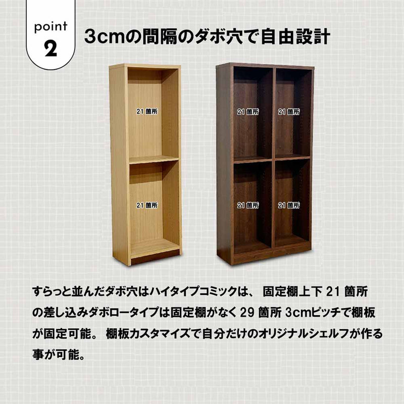 コミックシェルフ幅60cmのロータイプ CC-00-60L-BR メーカー直送 ▼返品・キャンセル不可【他商品との同時購入不可】
