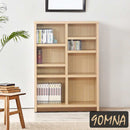 ブックシェフル幅90cmのミドルタイプ BS-01-90M-NA メーカー直送 ▼返品・キャンセル不可【他商品との同時購入不可】