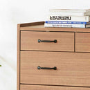 北欧風国産80-4ハイチェスト CH-01-80-4-WN メーカー直送 ▼返品・キャンセル不可【他商品との同時購入不可】