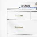 北欧風国産80-4ハイチェスト CH-01-80-4-WH メーカー直送 ▼返品・キャンセル不可【他商品との同時購入不可】