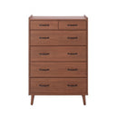 北欧風国産80-5ハイチェスト CH-01-80-5-WN メーカー直送 ▼返品・キャンセル不可【他商品との同時購入不可】