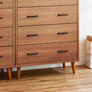 北欧風国産80-5ハイチェスト CH-01-80-5-WN メーカー直送 ▼返品・キャンセル不可【他商品との同時購入不可】