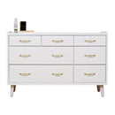 北欧風国産120-3ローチェスト CH-01-120-3-WH メーカー直送 ▼返品・キャンセル不可【他商品との同時購入不可】