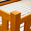 垂直ハシゴの省スペース2段ベッド BB-07-2-LBR メーカー直送 ▼返品・キャンセル不可【他商品との同時購入不可】