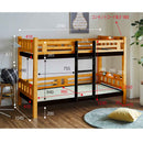垂直ハシゴの省スペース2段ベッド BB-07-2-LBR メーカー直送 ▼返品・キャンセル不可【他商品との同時購入不可】