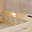 垂直ハシゴの省スペース2段ベッド BB-07-2-NA メーカー直送 ▼返品・キャンセル不可【他商品との同時購入不可】